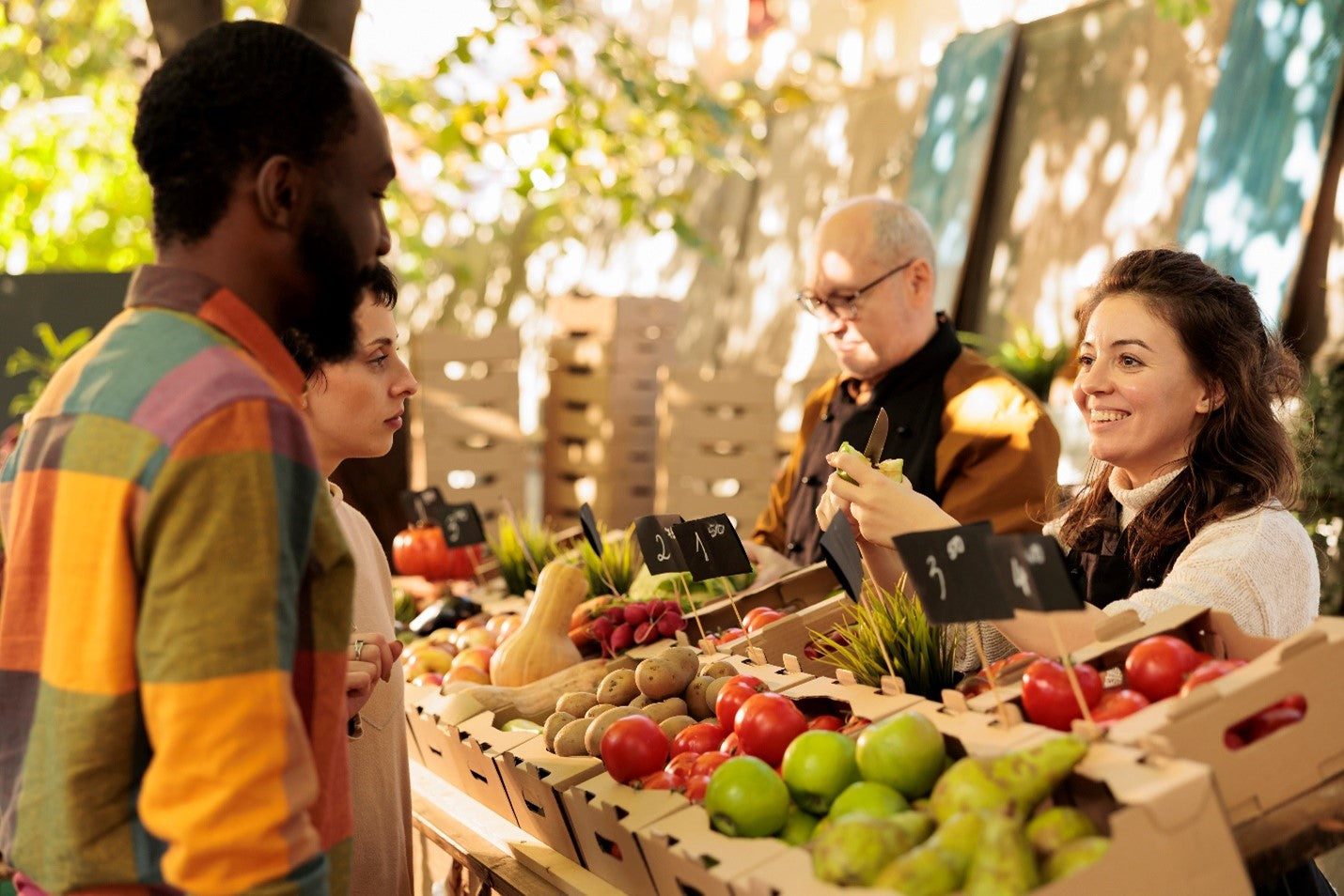 Why the Valentines Love Farmers Markets