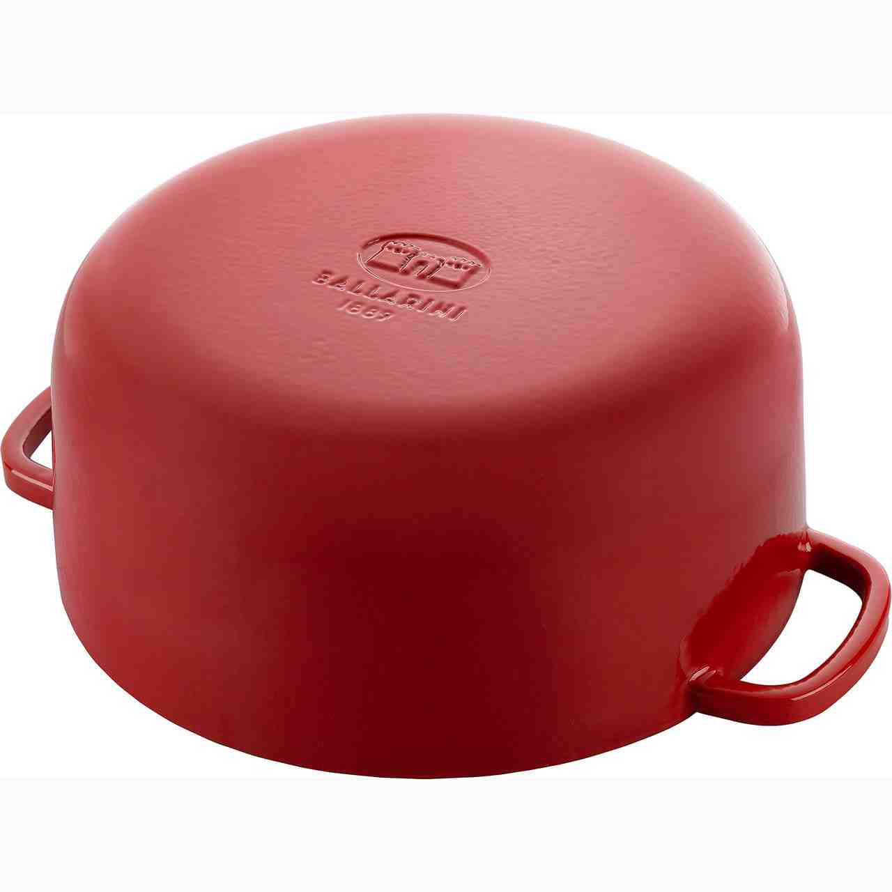 Cast Iron Dutch Oven By Ballarini | 5.75 Quart | Red - Kitchen Switchen