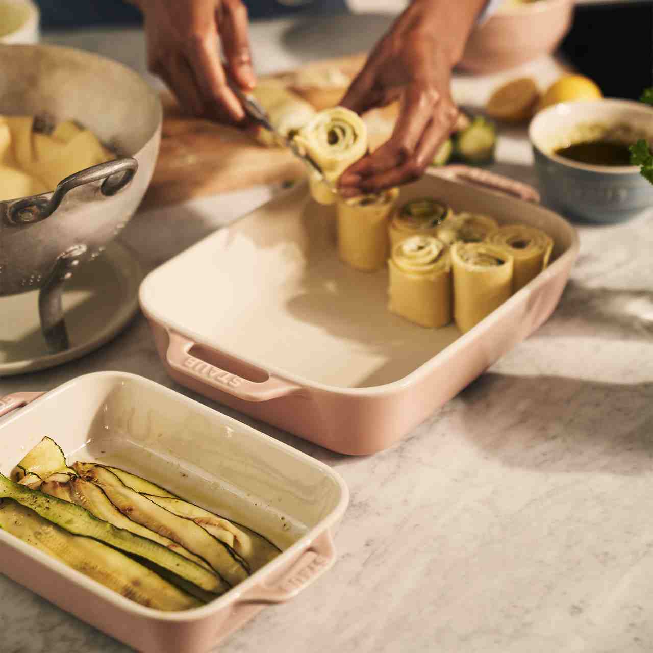 Staub Ceramic Baking Dish Set | 2 Piece - Kitchen Switchen