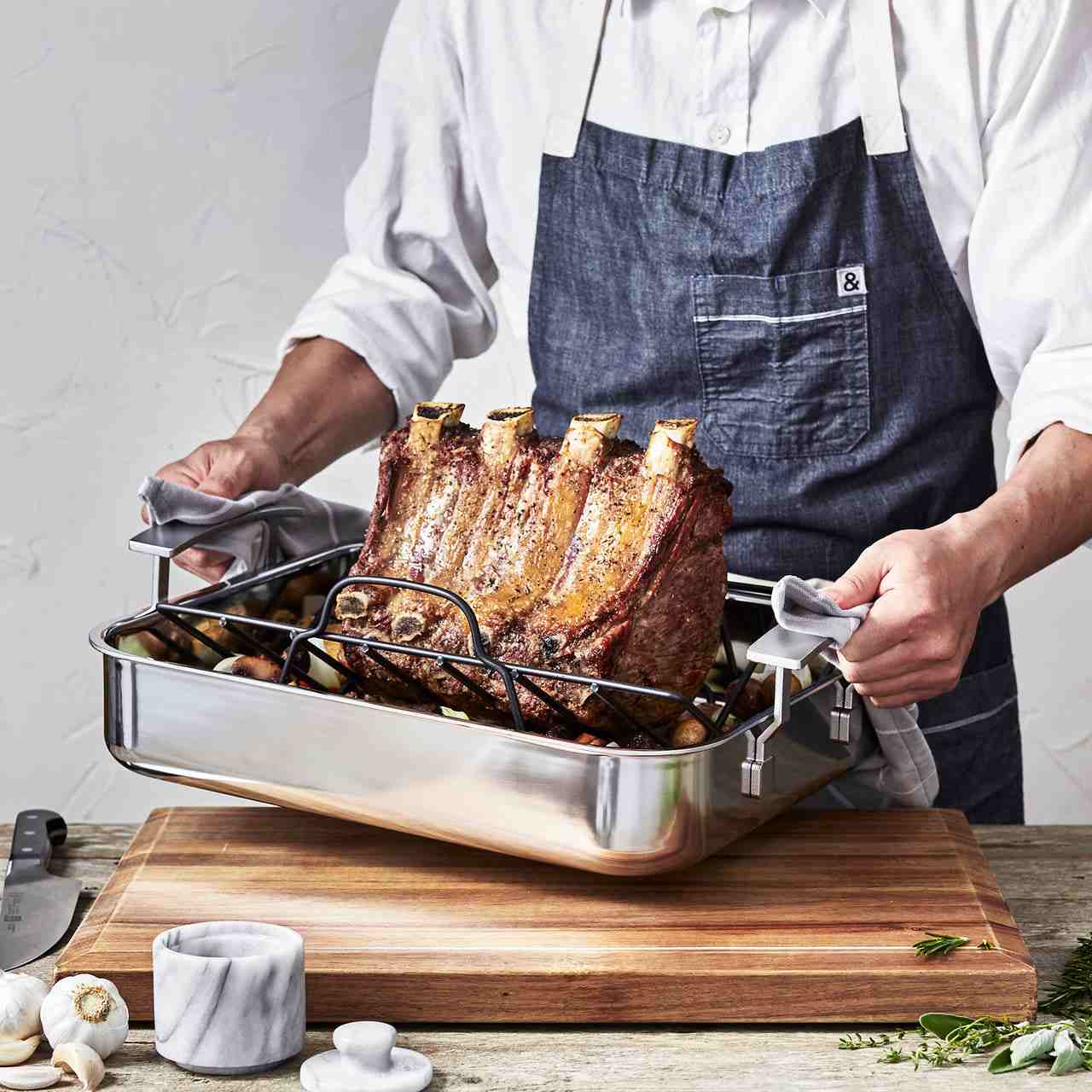 Demeyere Roasting Pan With Rack - Kitchen Switchen