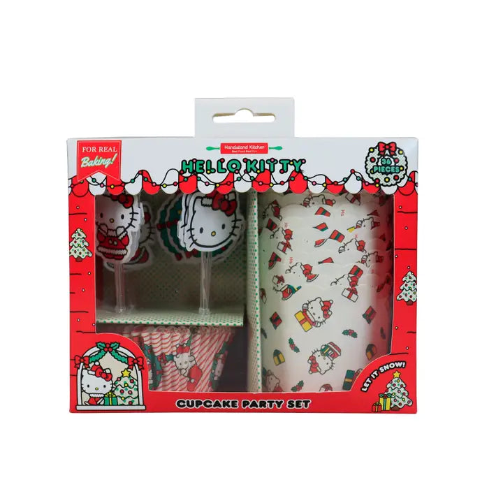 Hello Kitty Holiday Cupcake Party Set | Handstand Kitchen