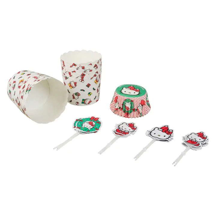 Hello Kitty Holiday Cupcake Party Set | Handstand Kitchen