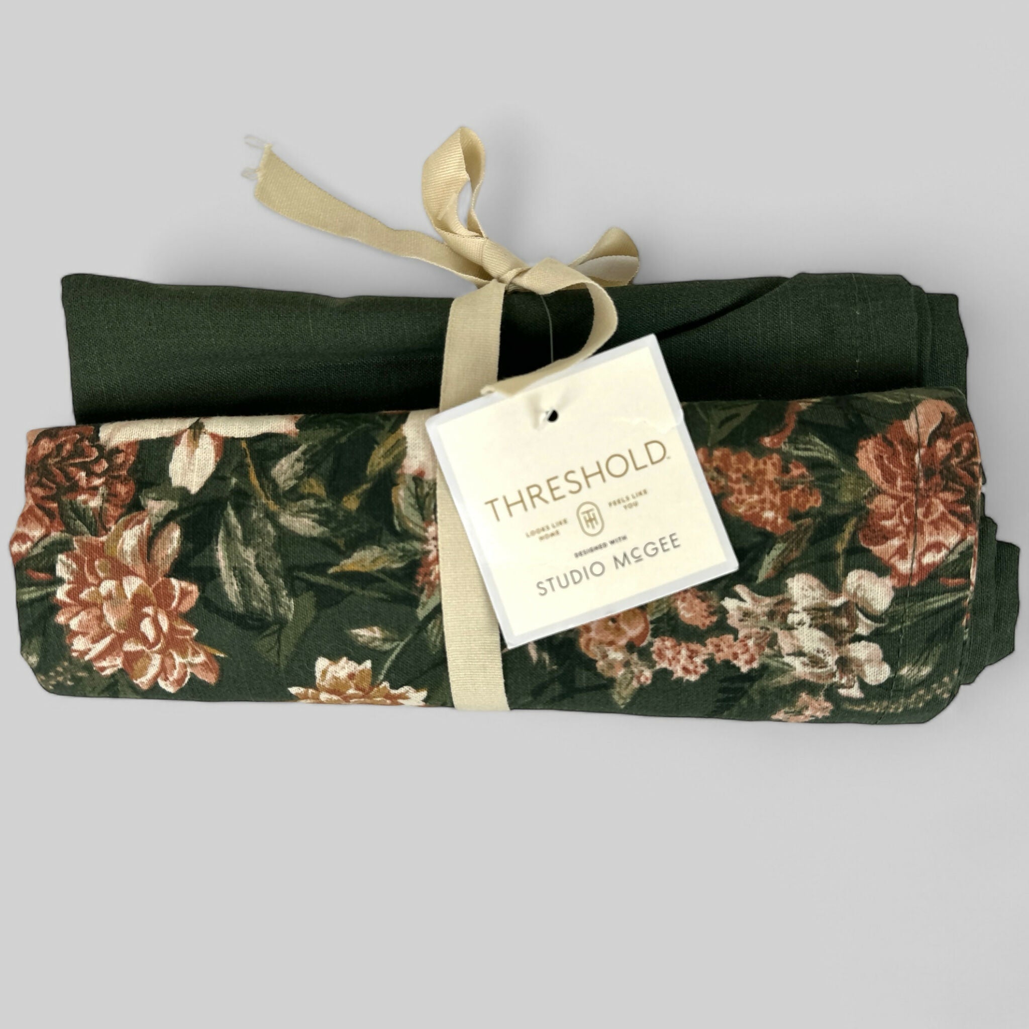 4pk Floral Napkins - Threshold designed with Studio McGee