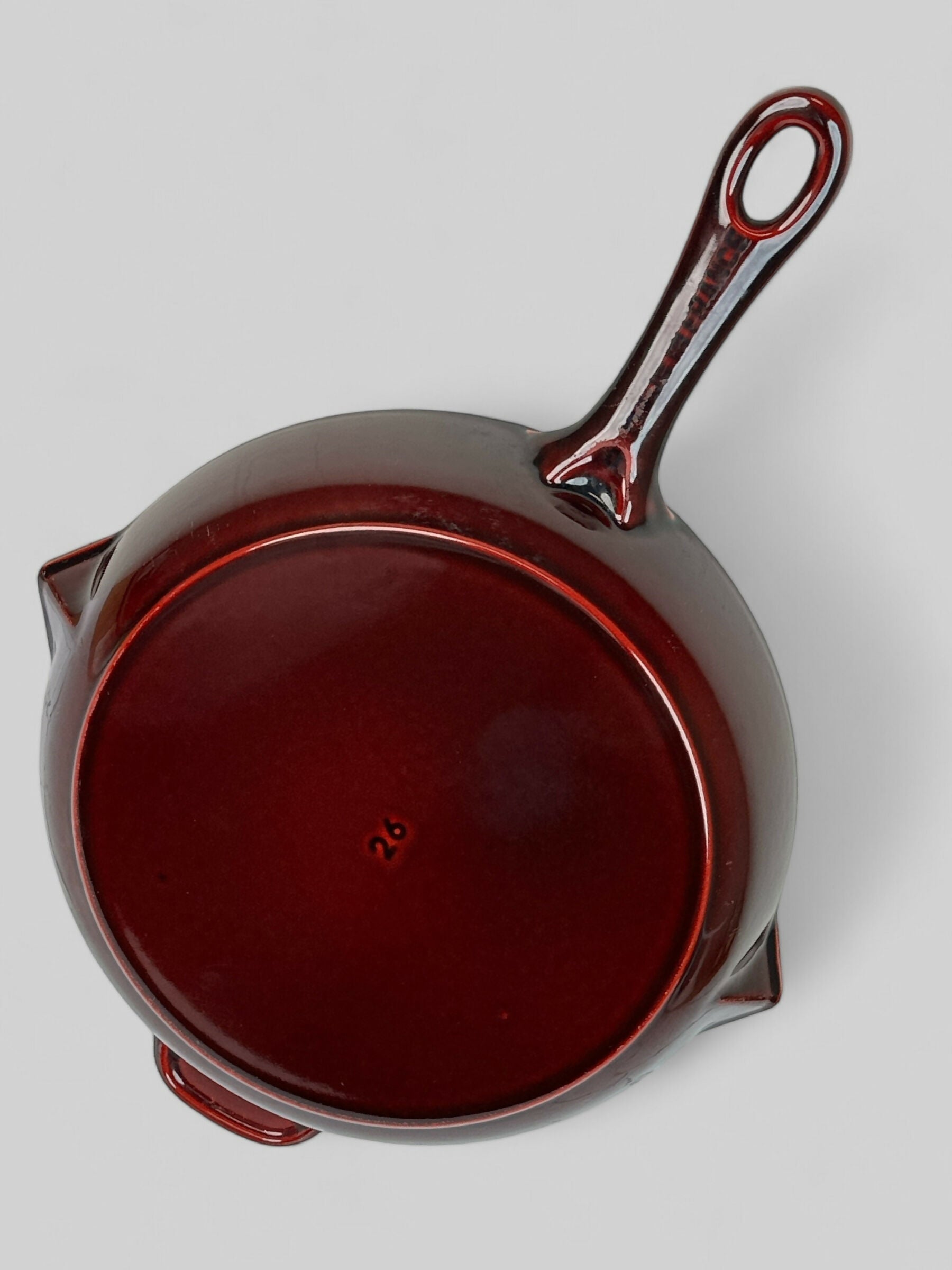 Staub 10 Inch Skillet | Cast Iron Enameled | Grenadine