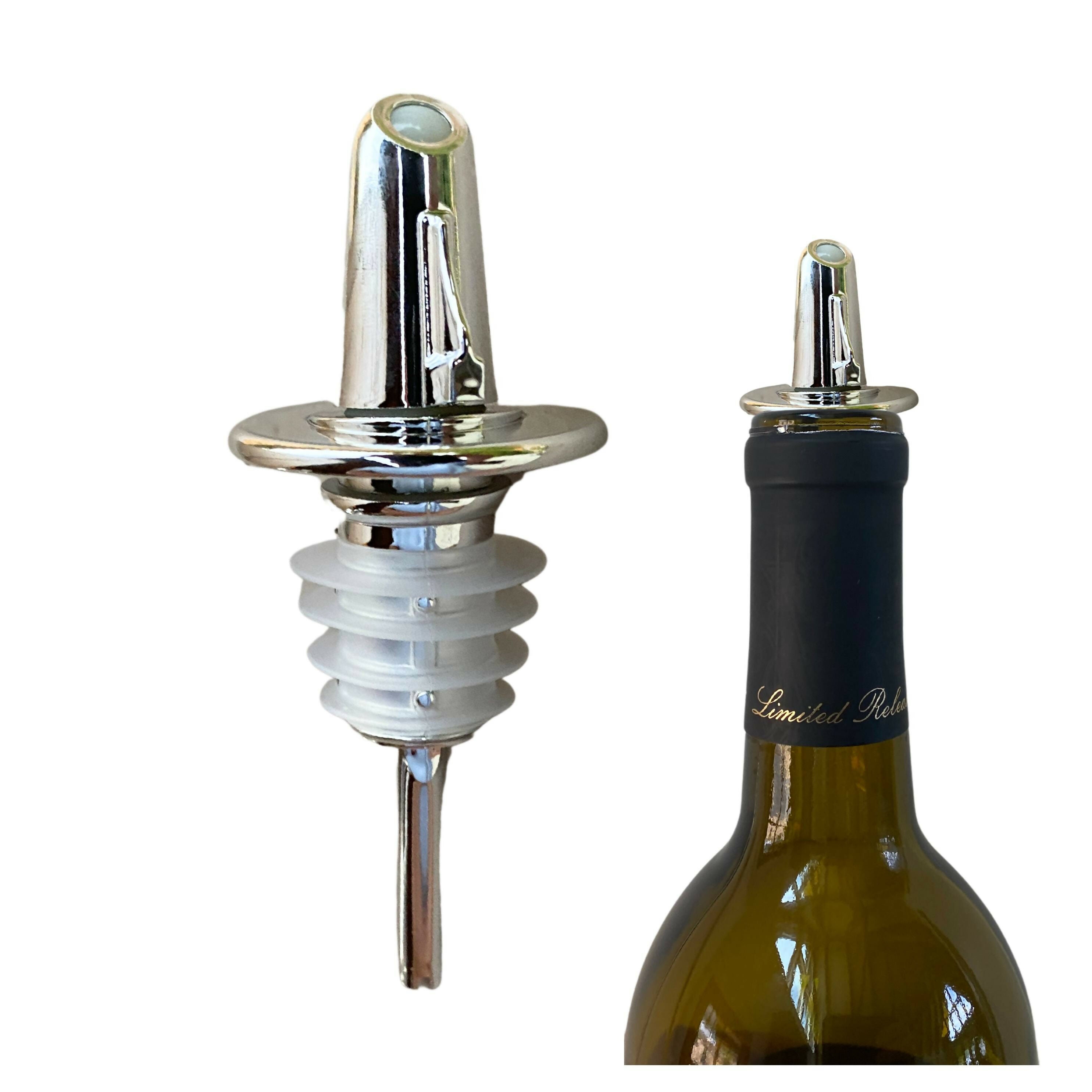 POURO Twist & Pour Resealable Bottle Pouring Spouts for Kitchen and Bar